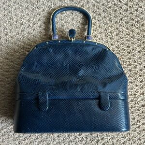 Judith Leiber Blue Lizard 007 Bag